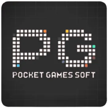 โลโก้ PG Pocket Games Soft (PG Slot) ผู้ให้บริการเกมสล็อตออนไลน์ยอดนิยมใน YGBET555